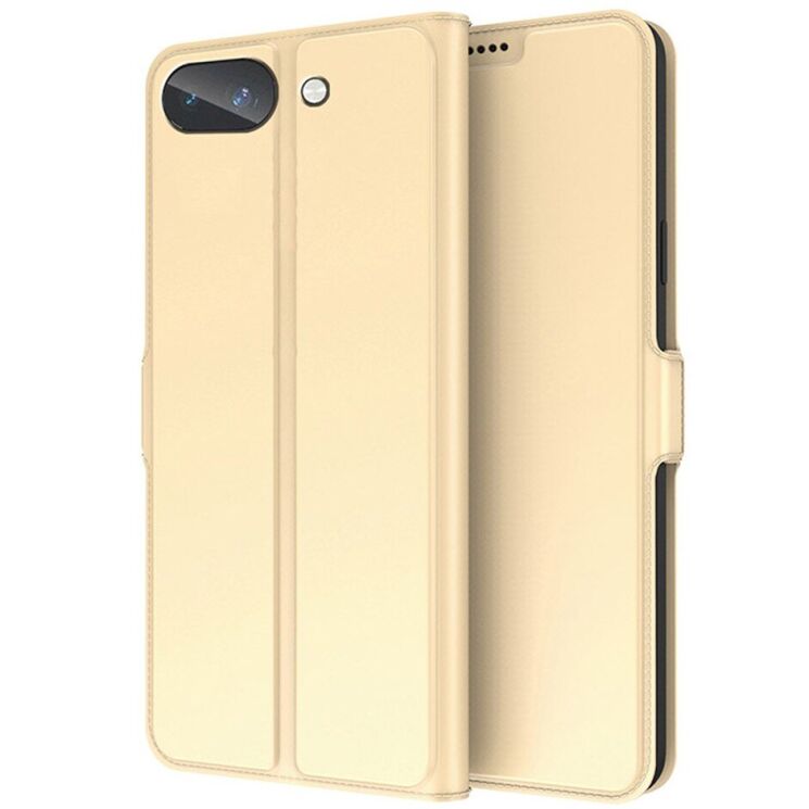 Чехол-книжка Deexe Faro Wallet для Google Pixel 10a - Gold: фото 1 из 7