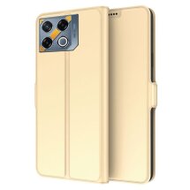 Чехол-книжка Deexe Faro Wallet для Infinix GT 20 Pro - Gold: фото 1 из 7