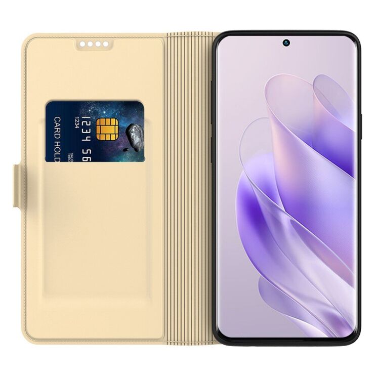 Чехол-книжка Deexe Faro Wallet для Infinix GT 20 Pro - Gold: фото 2 из 7