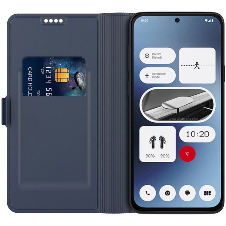 Чохол-книжка Deexe Faro Wallet для Nothing Phone (4a) - Blue (411319L) Чохол-книжка Deexe Faro Wallet для Nothing Phone (4a) - Blue: фото 2 з 7