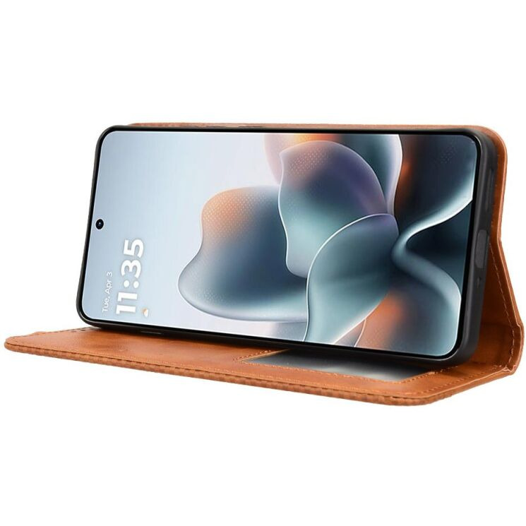 Чехол-книжка Deexe Retro Style для Motorola Edge 70 Max - Brown (435506Z) Чехол-книжка Deexe Retro Style для Motorola Edge 70 Max - Brown: фото 7 из 18