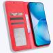 Чехол-книжка Deexe Retro Style для OPPO Reno 16 / 16 Pro - Red (413201R). Фото 6 из 18