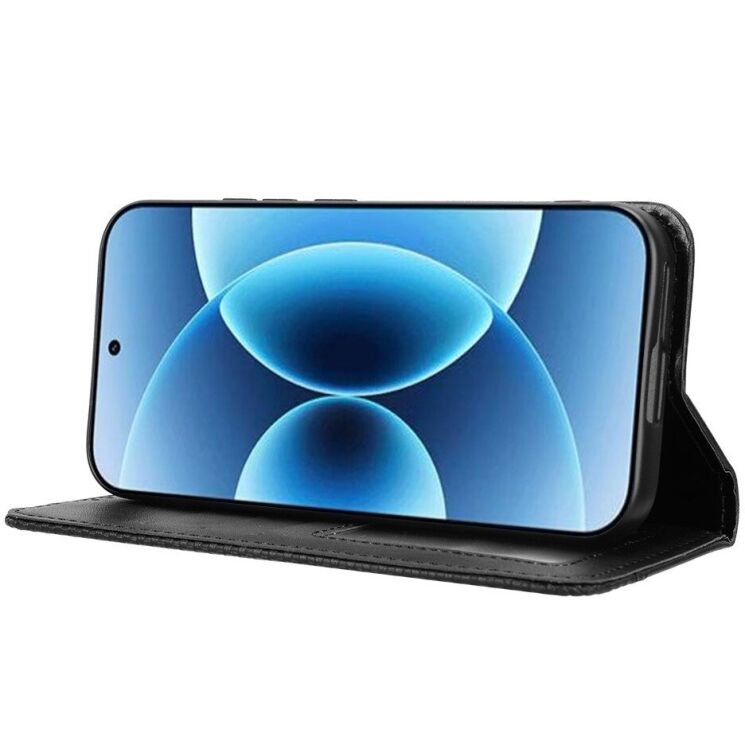 Чохол-книжка Deexe Retro Style для Xiaomi 17 - Black: фото 7 з 19