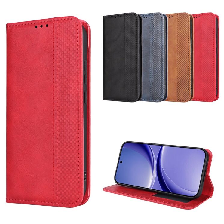 Чехол-книжка Deexe Retro Style для Xiaomi Poco X8 Pro - Black: фото 9 из 20