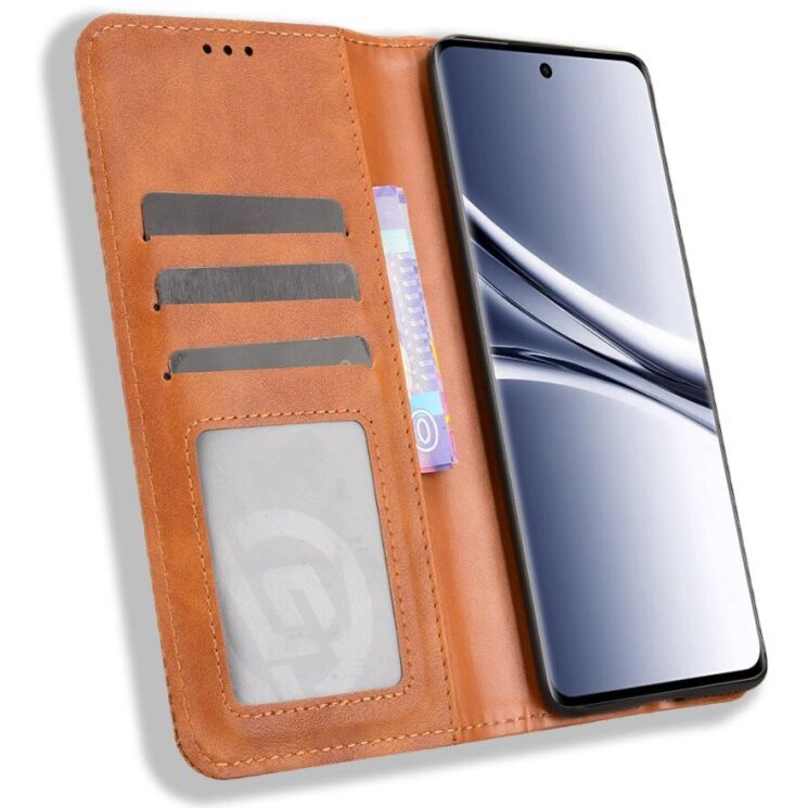 Чехол-книжка Deexe Retro Style для Xiaomi Redmi Note 15 (4G/5G) / Poco M8 5G - Brown: фото 6 из 8