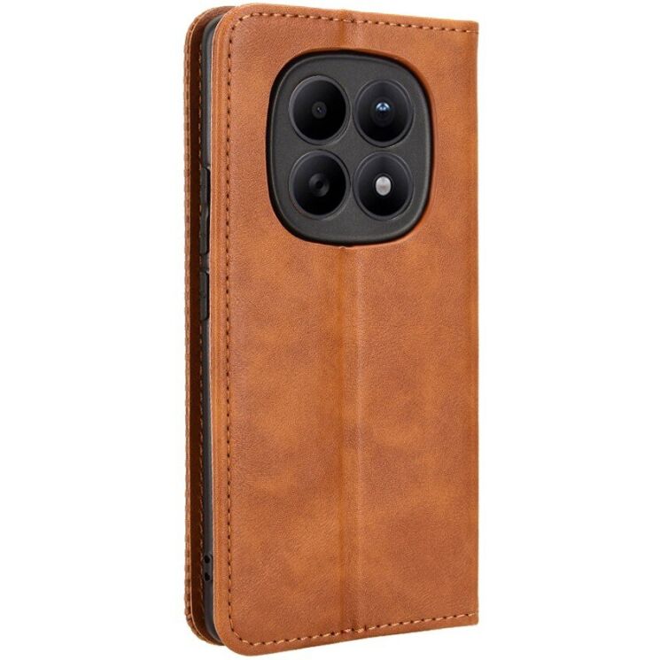 Чехол-книжка Deexe Retro Style для Xiaomi Redmi Note 15 (4G/5G) / Poco M8 5G - Brown: фото 8 из 8