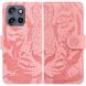 Чехол-книжка Deexe Tiger для Motorola Edge 50 Neo - Pink (367137P). Фото 1 из 7