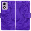 Чохол-книжка Deexe Tiger для Motorola Moto E14 / G04s - Purple (358602V)