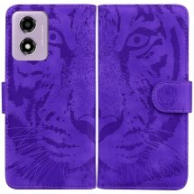 Чохол-книжка Deexe Tiger для Motorola Moto E14 / G04s - Purple: фото 1 з 7