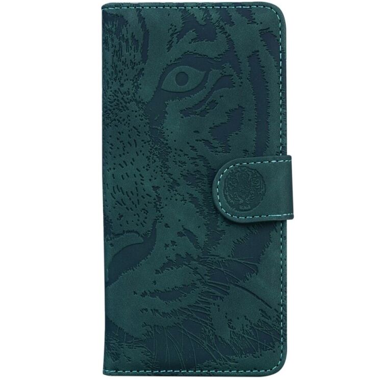 Чехол-книжка Deexe Tiger для OPPO Reno 12 F/FS - Green: фото 5 из 7