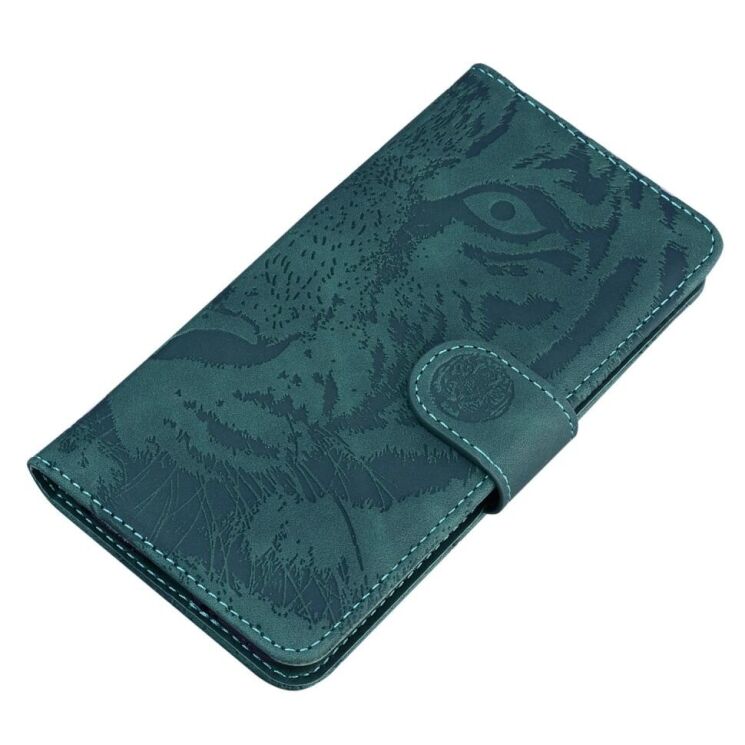 Чехол-книжка Deexe Tiger для OPPO Reno 12 F/FS - Green: фото 3 из 7