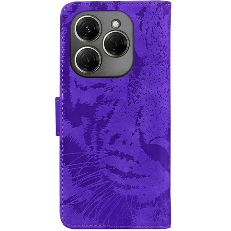 Чохол-книжка Deexe Tiger для TECNO Spark 20 Pro - Purple: фото 6 з 7