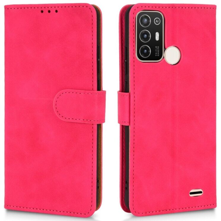 Чехол-книжка Deexe Vintage Book для ZTE Blade A52 - Red: фото 1 из 10