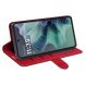 Чехол-книжка Deexe Wallet Style для Motorola Moto G35 - Red (367902R). Фото 3 из 10