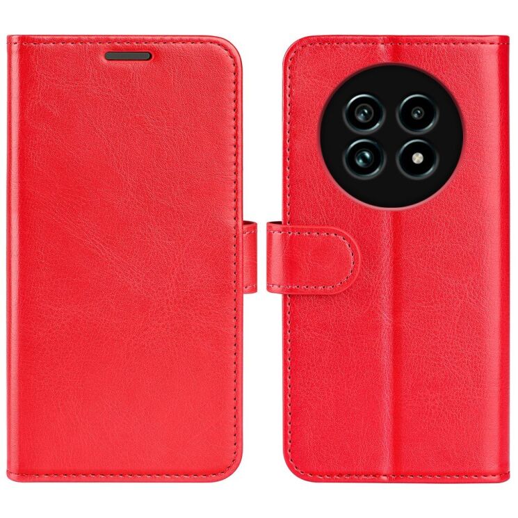 Чехол-книжка Deexe Wallet Style для Realme 13 Pro / 13 Pro Plus - Red: фото 1 из 6