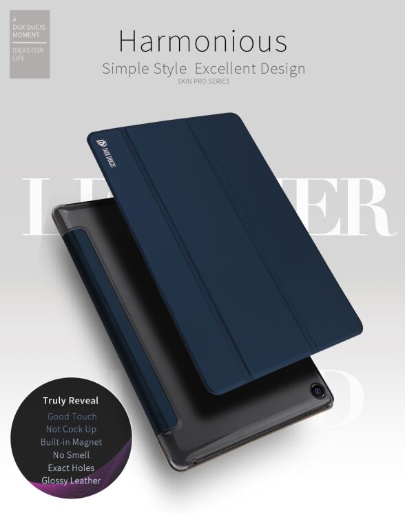 Чохол-книжка DUX DUCIS Skin Pro для Xiaomi Mi Pad 4 - Dark Blue: фото 6 з 12