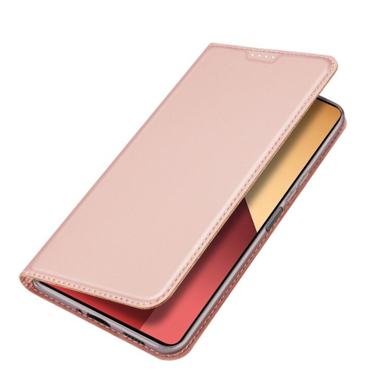 Чехол-книжка DUX DUCIS Skin Pro для Xiaomi Redmi Note 13 Pro 4G / Poco M6 Pro - Pink: фото 3 из 10