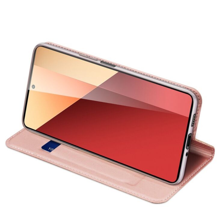 Чехол-книжка DUX DUCIS Skin Pro для Xiaomi Redmi Note 13 Pro 4G / Poco M6 Pro - Pink: фото 2 из 10