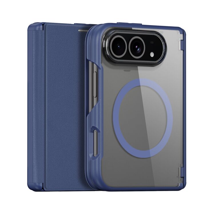 Чохол-книжка DUX DUCIS Skin X Pro Magnetic (FF) для iPhone Duo - Blue (435007L) Чохол-книжка DUX DUCIS Skin X Pro Magnetic (FF) для iPhone Duo - Blue: фото 1 з 11