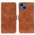 Чехол-книжка KHAZNEH Retro Wallet для Apple iPhone 15 - Brown: фото 1 из 9