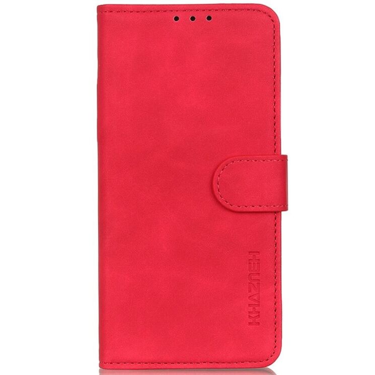 Чехол-книжка KHAZNEH Retro Wallet для Motorola Edge 50 Neo - Red: фото 4 из 8