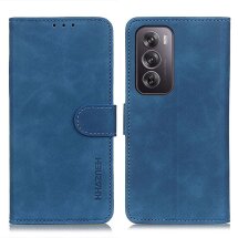 Чехол-книжка KHAZNEH Retro Wallet для OPPO Reno 12 Pro - Blue: фото 1 из 8