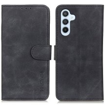Чехол-книжка KHAZNEH Retro Wallet для Samsung Galaxy A16 (A165) - Black: фото 1 из 8