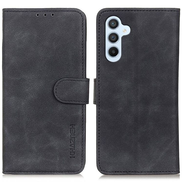 Чехол-книжка KHAZNEH Retro Wallet для Samsung Galaxy A16 (A165) - Black: фото 1 из 8