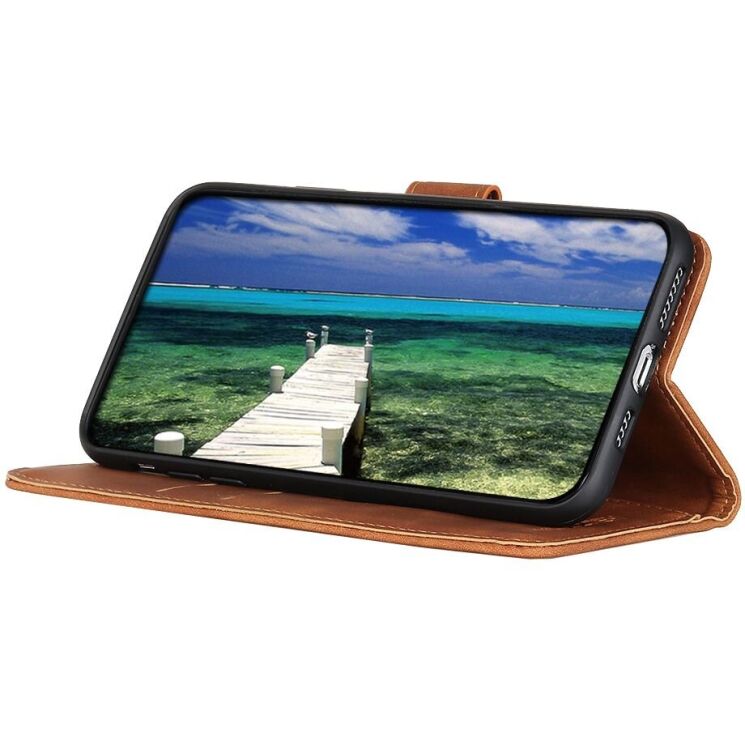 Чехол-книжка KHAZNEH Retro Wallet для Samsung Galaxy A17 (A175) - Brown: фото 2 из 8