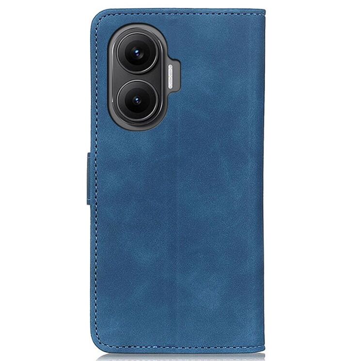 Чехол-книжка KHAZNEH Retro Wallet для Xiaomi Poco F7 - Blue: фото 4 из 8
