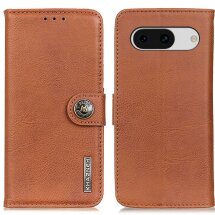 Чехол-книжка KHAZNEH Wallet Cover для Google Pixel 8A - Brown: фото 1 из 8