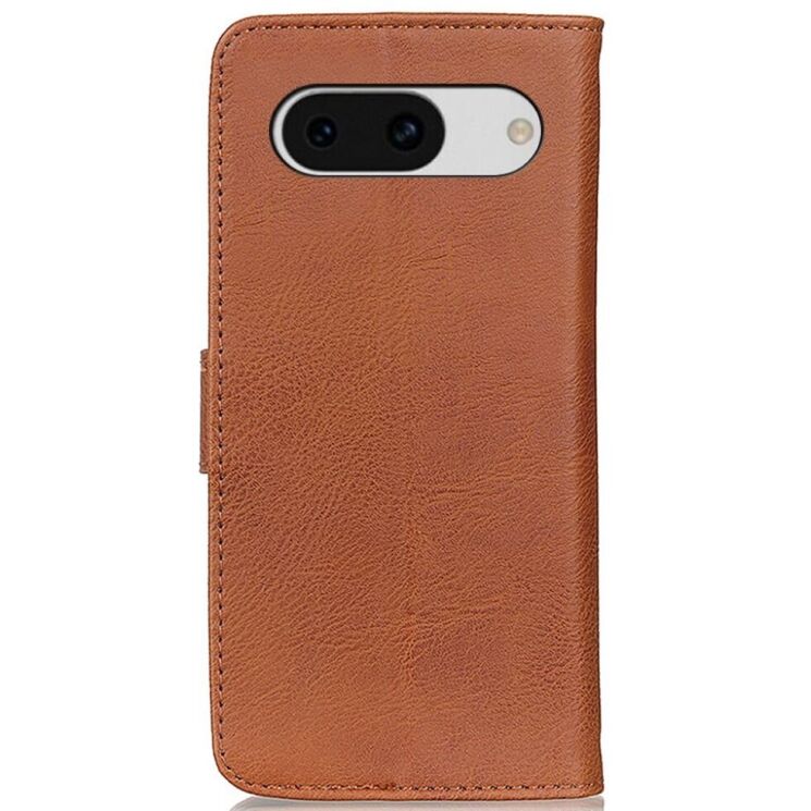 Чехол-книжка KHAZNEH Wallet Cover для Google Pixel 8A - Brown: фото 6 из 8