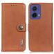 Чохол-книжка KHAZNEH Wallet Cover для Motorola Moto G85 - Brown (357008Z). Фото 1 з 8