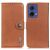 Чохол-книжка KHAZNEH Wallet Cover для Motorola Moto G85 - Brown: фото 1 з 8