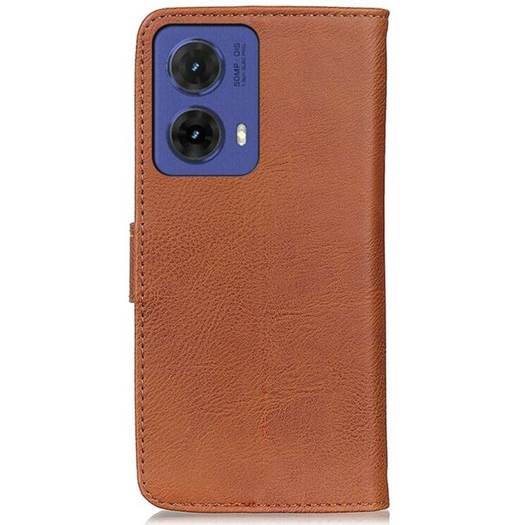 Чохол-книжка KHAZNEH Wallet Cover для Motorola Moto G85 - Brown: фото 8 з 8