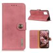 Чехол-книжка KHAZNEH Leather Wallet для Samsung Galaxy S20 FE (G780) - Pink (251707P)