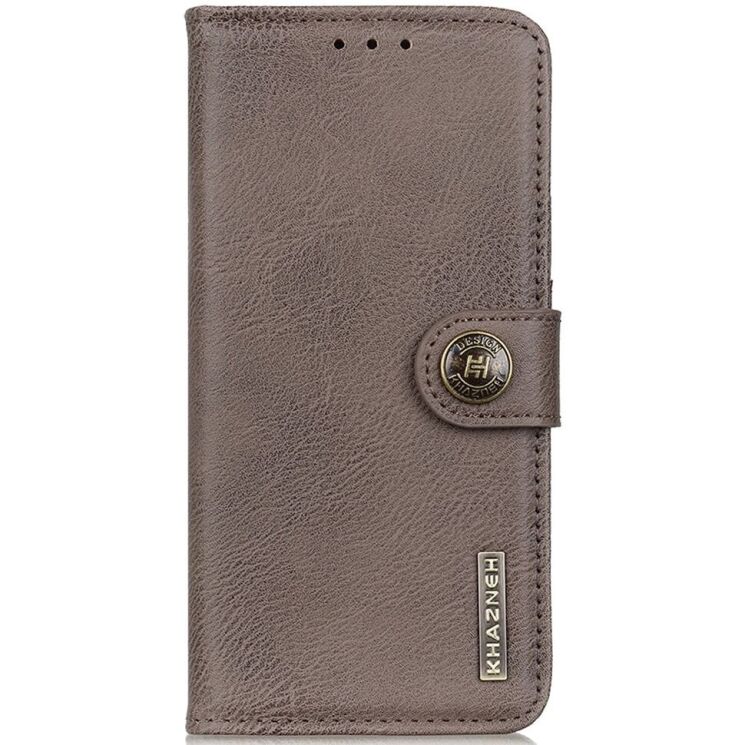 Чехол-книжка KHAZNEH Wallet Cover для Xiaomi Redmi Note 13 Pro+ - Khaki: фото 6 из 8