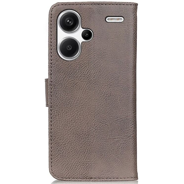 Чехол-книжка KHAZNEH Wallet Cover для Xiaomi Redmi Note 13 Pro+ - Khaki: фото 5 из 8