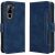 Чехол-книжка с карманами Deexe Wallet Stand для Infinix Hot 70 - Blue: фото 1 из 17