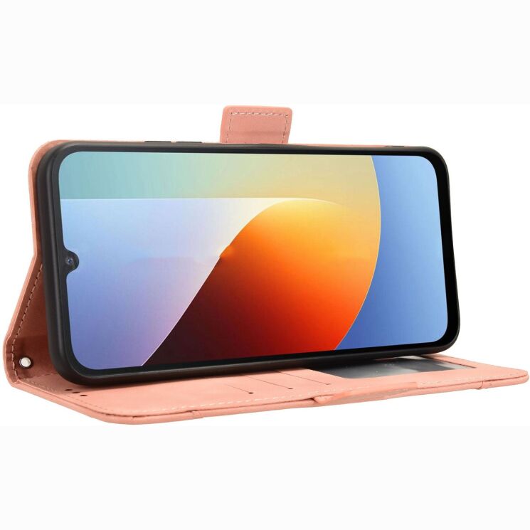 Чохол-книжка з кишеньками Deexe Wallet Stand для Xiaomi Redmi A7 Pro - Pink: фото 5 з 15