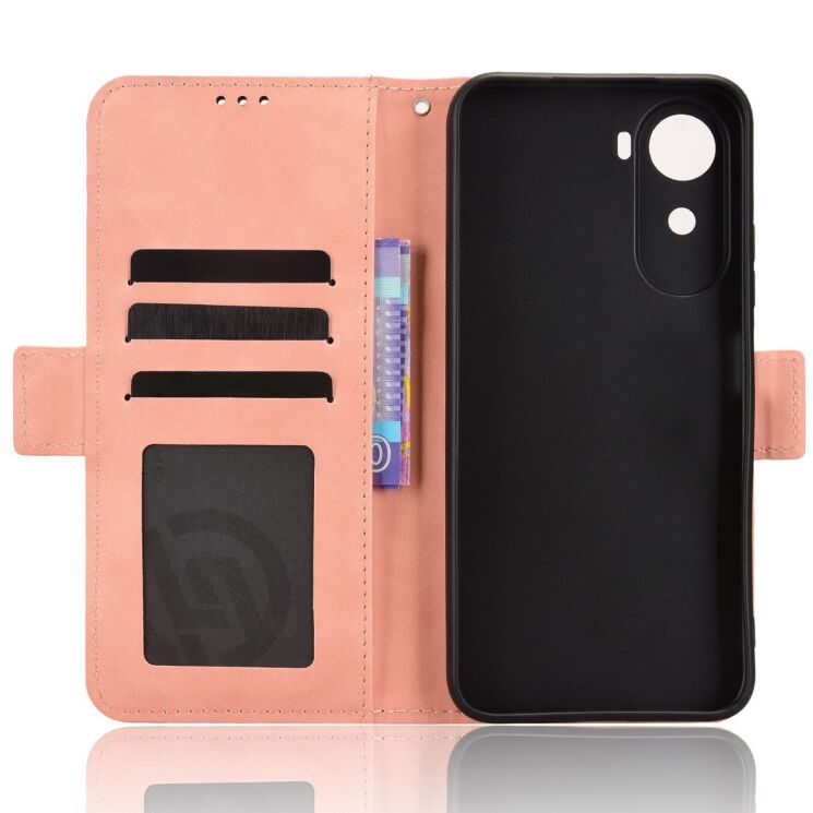 Чохол-книжка з кишеньками Deexe Wallet Stand для Xiaomi Redmi A7 Pro - Pink: фото 3 з 15