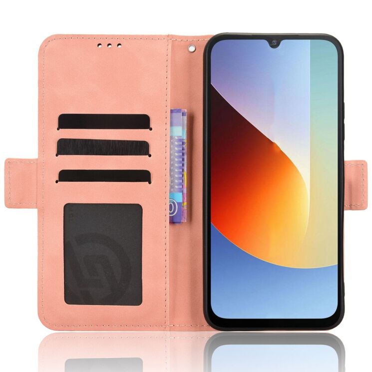 Чохол-книжка з кишеньками Deexe Wallet Stand для Xiaomi Redmi A7 Pro - Pink: фото 4 з 15