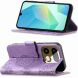 Чехол-книжка с рисунком UniCase Butterfly Pattern для Realme 16 Pro - Light Purple (428030LV). Фото 4 из 9