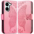 Чехол-книжка с рисунком UniCase Butterfly Pattern для Xiaomi Poco X8 Pro - Pink (409026P)