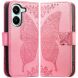Чехол-книжка с рисунком UniCase Butterfly Pattern для Xiaomi Poco X8 Pro - Pink (409026P). Фото 1 из 10