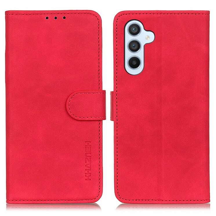 Чехол-книжка с застежкой KHAZNEH Retro Wallet для Samsung Galaxy S26 FE - Red (412762R) Чехол-книжка с застежкой KHAZNEH Retro Wallet для Samsung Galaxy S26 FE - Red: фото 1 из 8