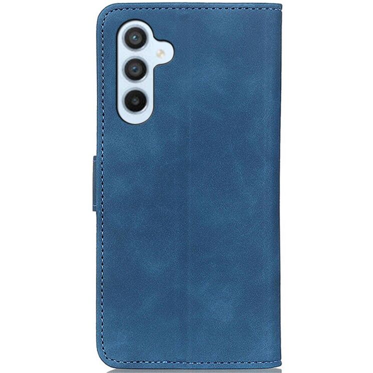 Чехол-книжка с застежкой KHAZNEH Retro Wallet для Samsung Galaxy S26 Plus - Blue: фото 5 из 8