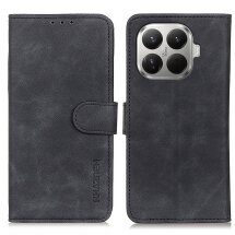 Чехол-книжка с застежкой KHAZNEH Retro Wallet для Xiaomi 17T - Black: фото 1 из 10