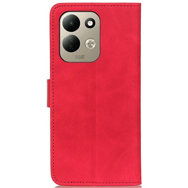 Чехол-книжка с застежкой KHAZNEH Retro Wallet для Xiaomi Redmi 17 - Red: фото 4 из 8