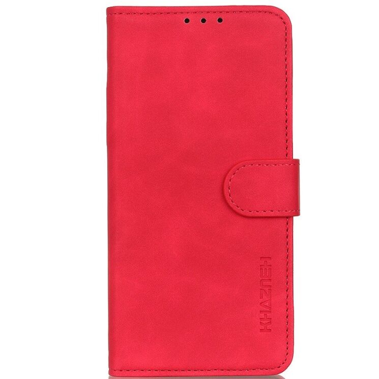 Чехол-книжка с застежкой KHAZNEH Retro Wallet для Xiaomi Redmi 17 - Red: фото 5 из 8